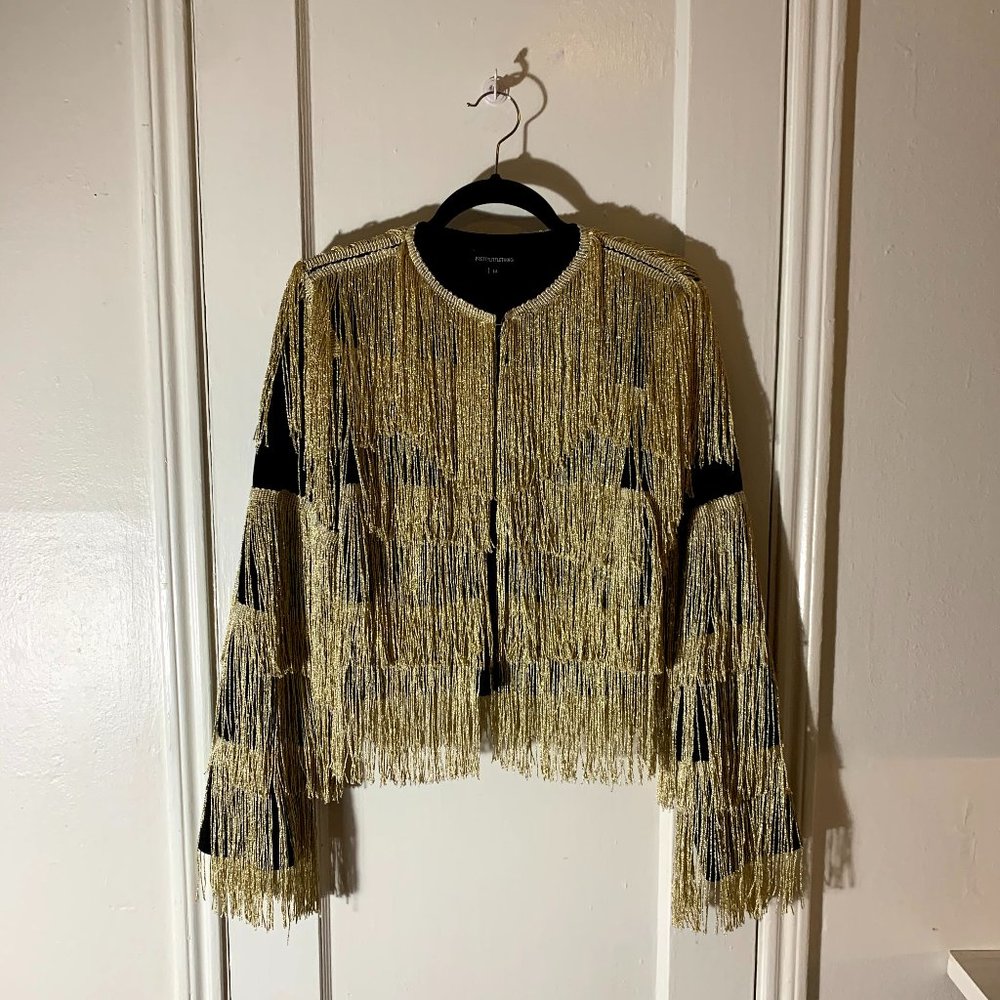 Gold Fringe Jacket